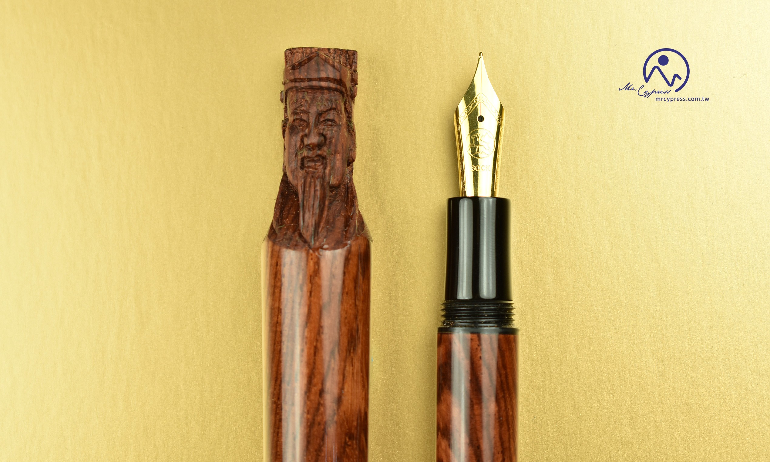 木雕鋼筆