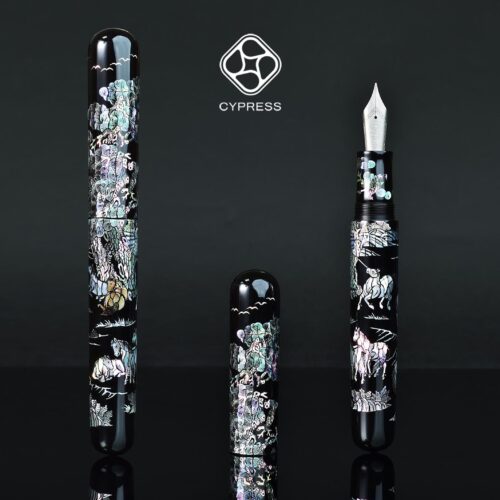 螺鈿-八駿良驥-2  尊爵筆型
