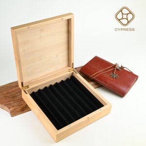 CYPRESS – 楠竹８入鋼筆收藏盒 (純筆盒)